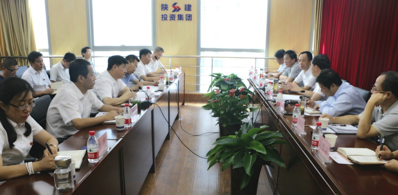 銅川市委常委、常務(wù)副市長嚴維佳率隊來陜建投資集團洽談合作