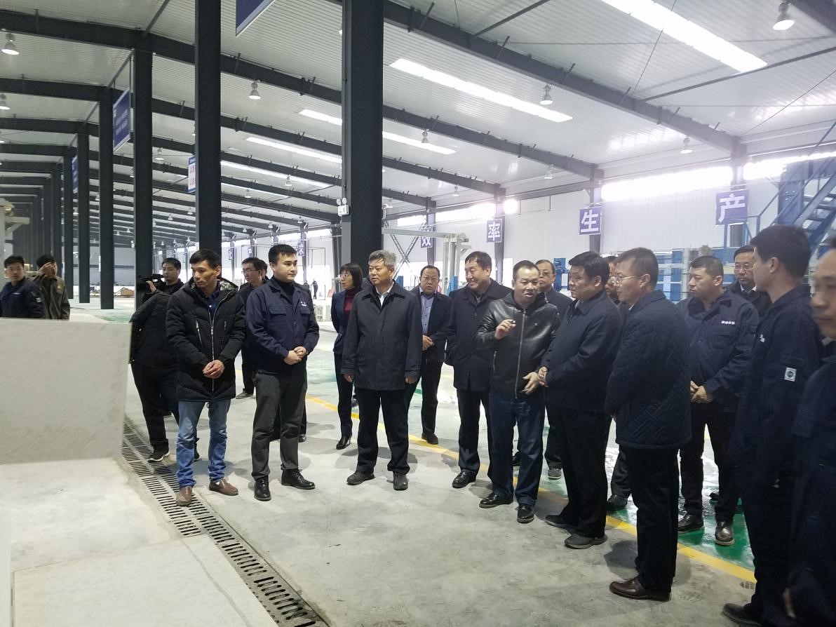 陜西省委常委、延安市委書記徐新榮率團調(diào)研陜建（延安）新型材料工業(yè)園
